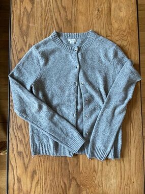Kimchi Blue Women’s Gray Button-Up Knit Cardigan